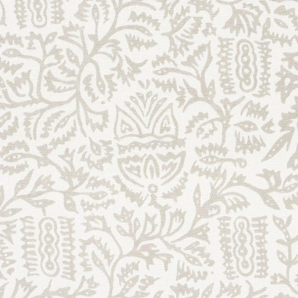 Schumacher Morris Fabric In Taupe