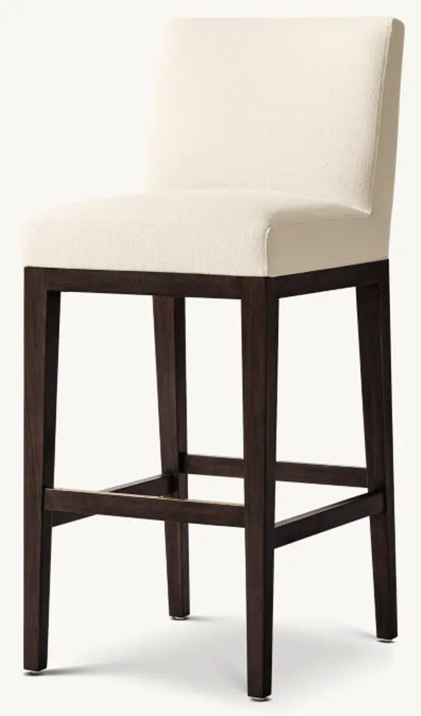Morgan Armless Fabric Bar & Counter Stool