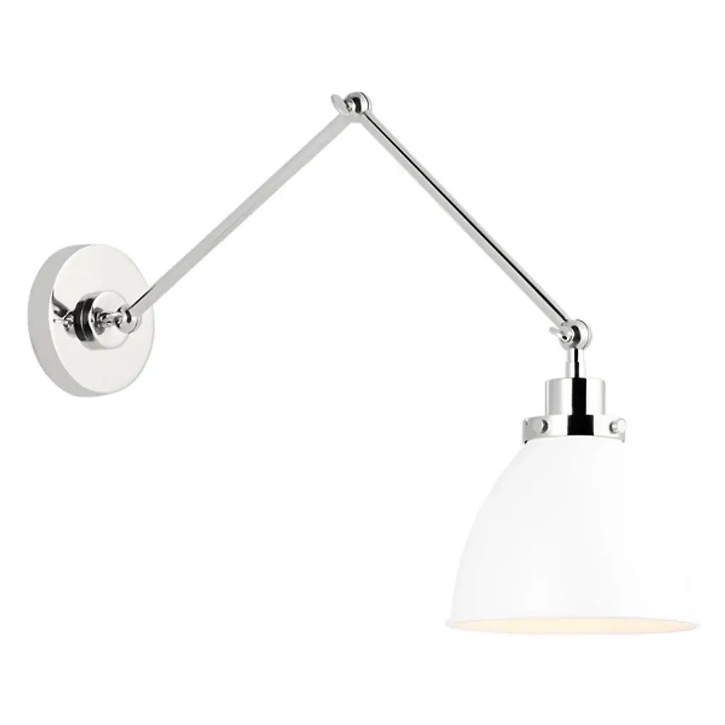 Wellfleet Double Arm Dome Wall Sconce