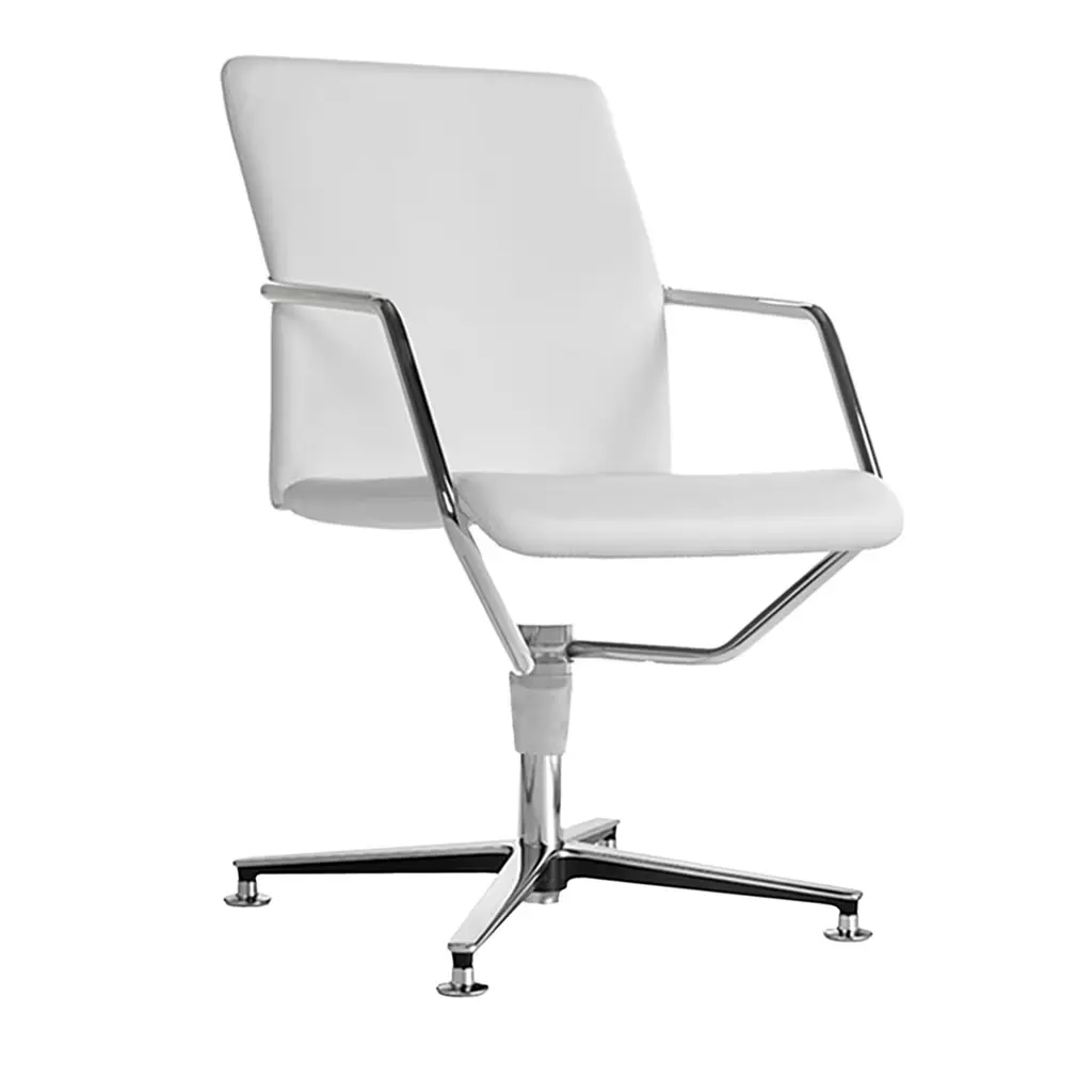 Tempo B White Self Return Armchair