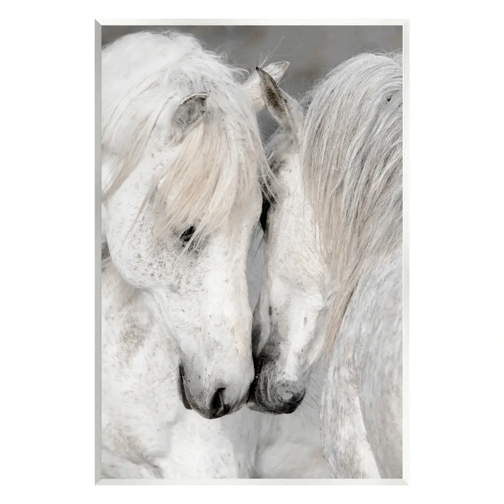 Stupell Hugging Horse Pair Wall Plaque Art Design By Danita Delimont - 13 X 19