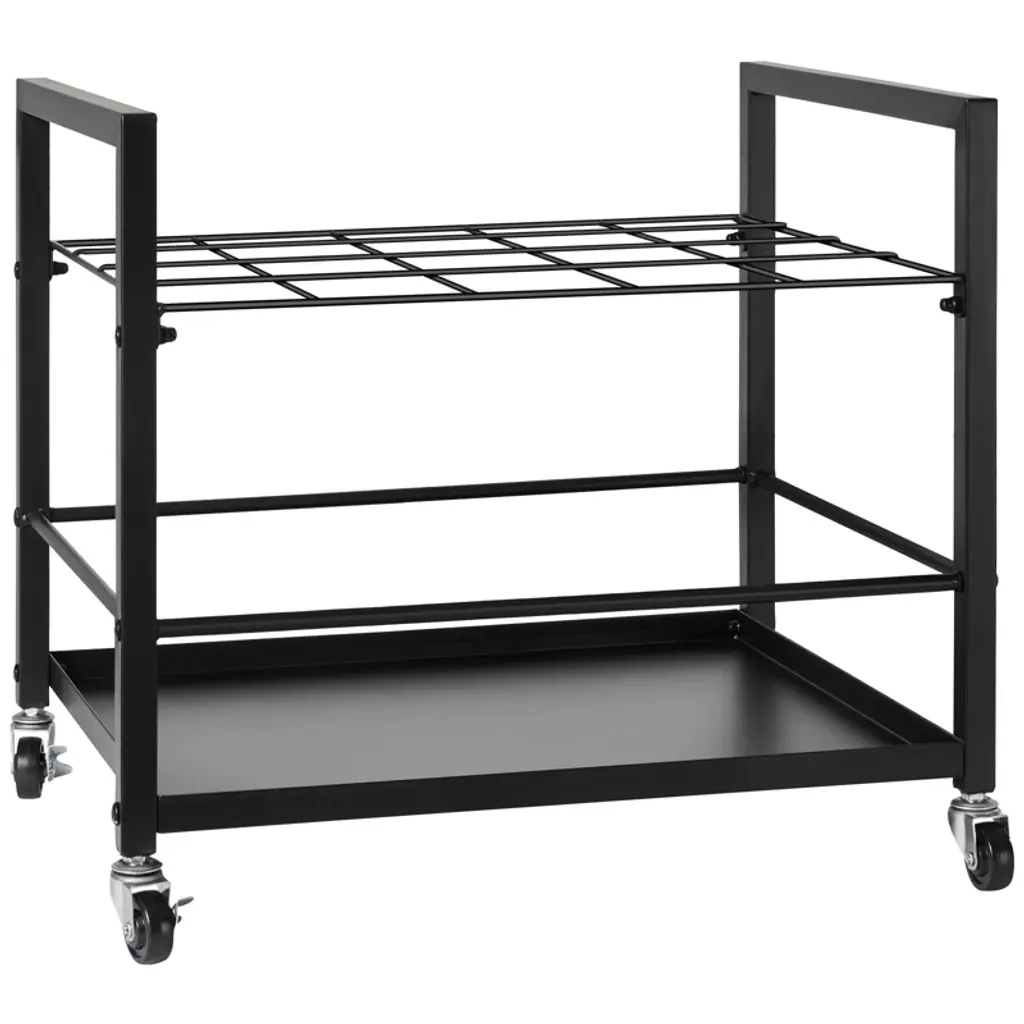Vevor Blueprint Storage Rack, 20 Slots Blueprint Holder With Wheels, Mobile Metal Blueprint Storage Cart
