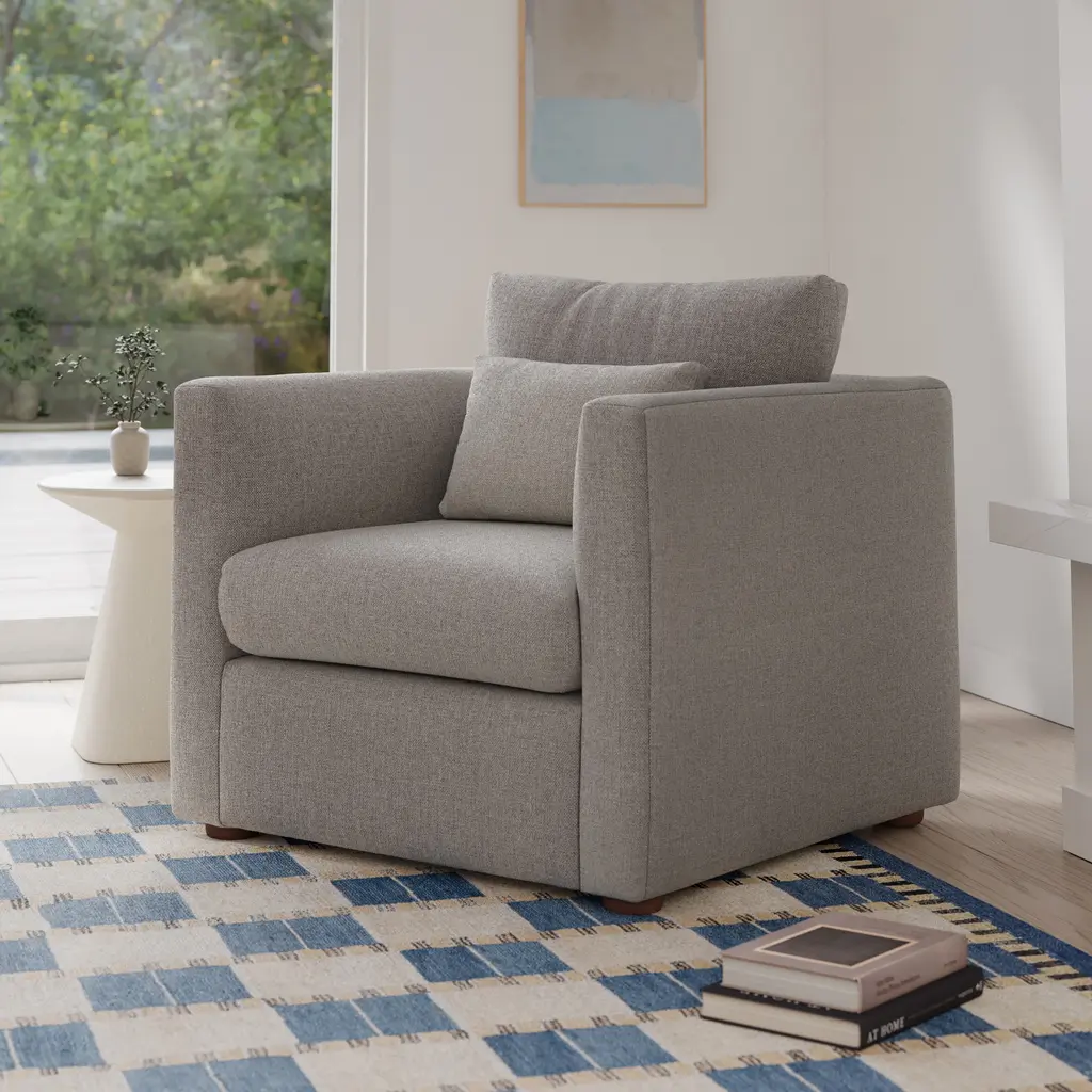 Marina 38" Lounge Chair - Hestia Gray