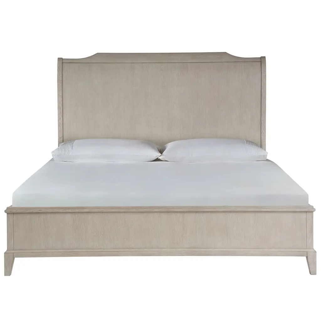 Kyna Panel Sleigh Bed, Rolling Fog