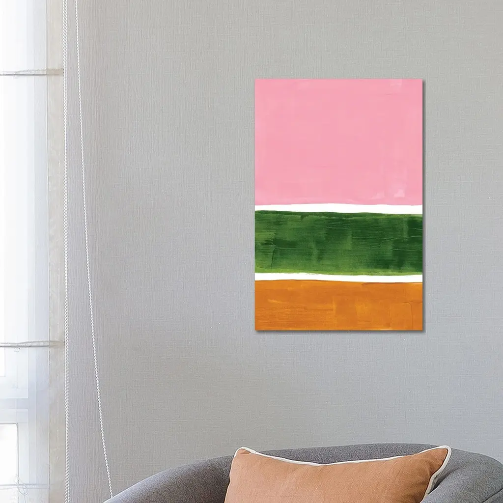 Icanvas "Spring Rothko Remake" By Enshape Canvas Print - 18x12x1.5
