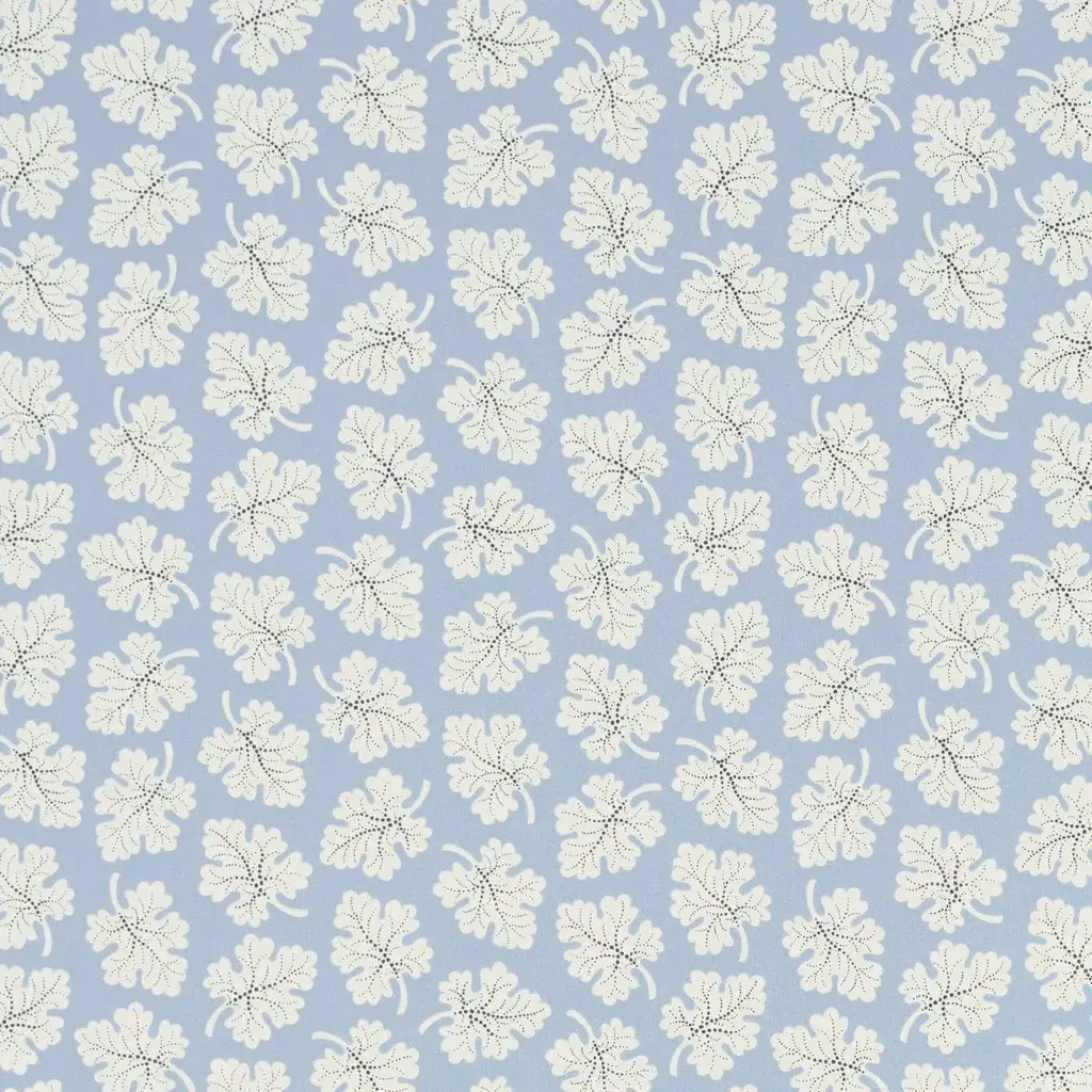 Sample - Schumacher X Rita Konig Olive Wallpaper In Sky