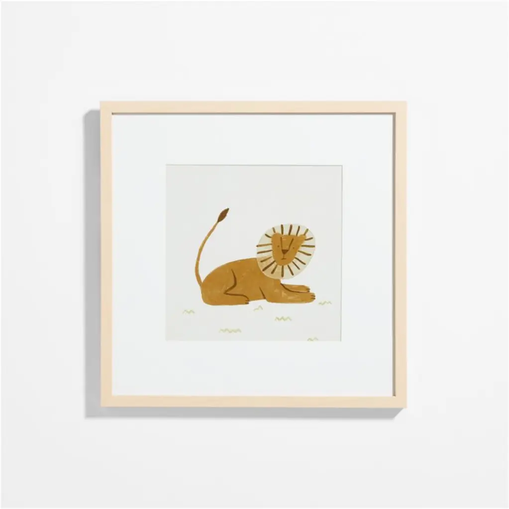 Lion Framed Wall Art Print