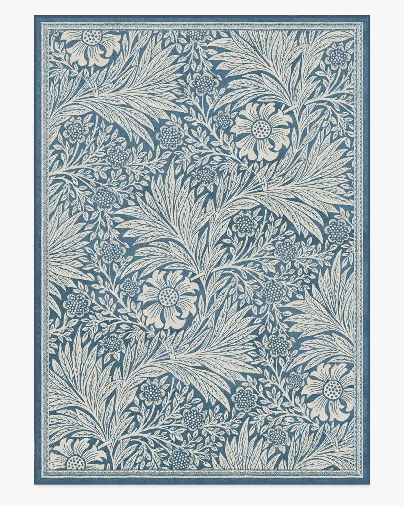 Morris & Co. Marigold Blue Rug