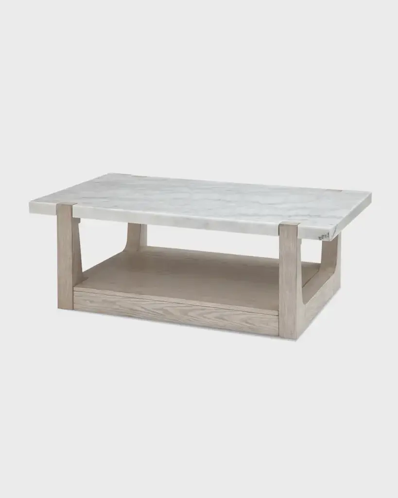 Katherine Noble By Bmc Nantucket Marble Top Coffee Table | Horchow
