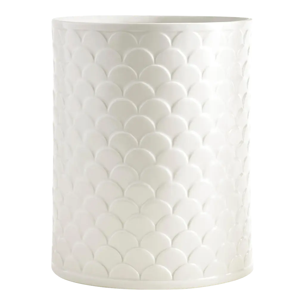Scala Bath Accessories - Waste Basket White