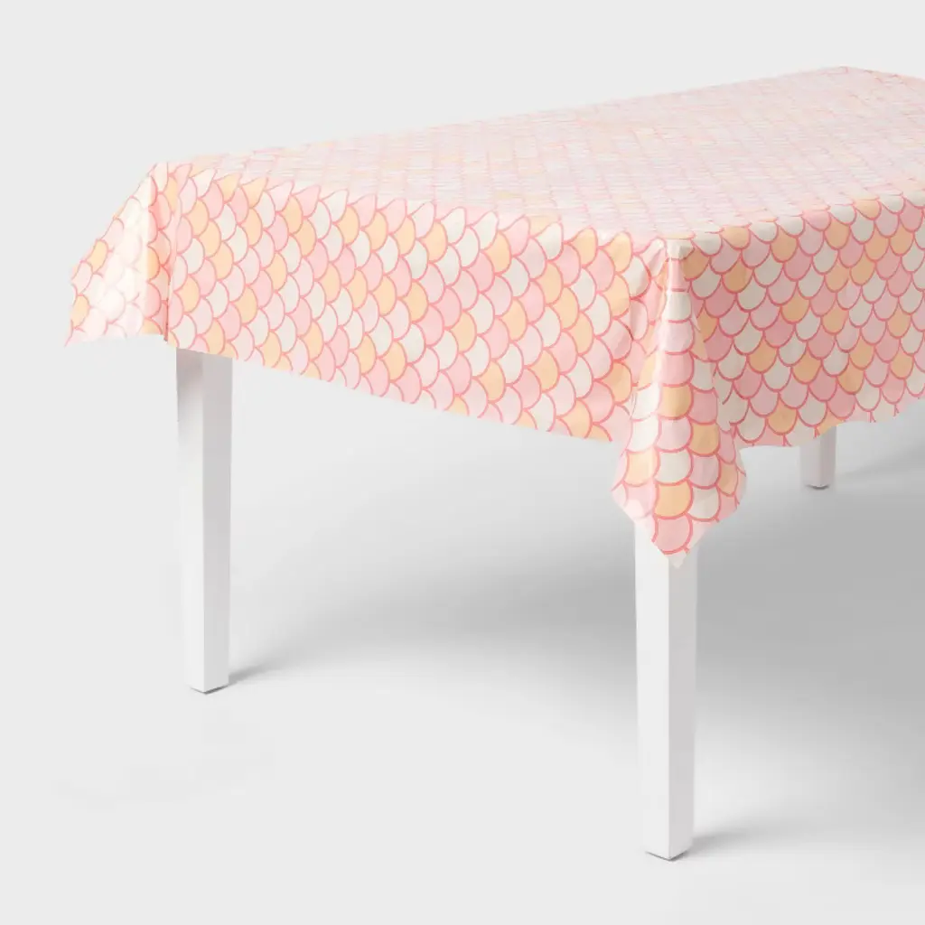 Mermaid Scales Printed Table Cover 1Ct - Spritz™