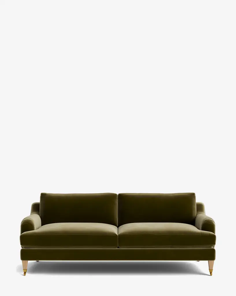 Lucille English Roll Arm Sofa 78"