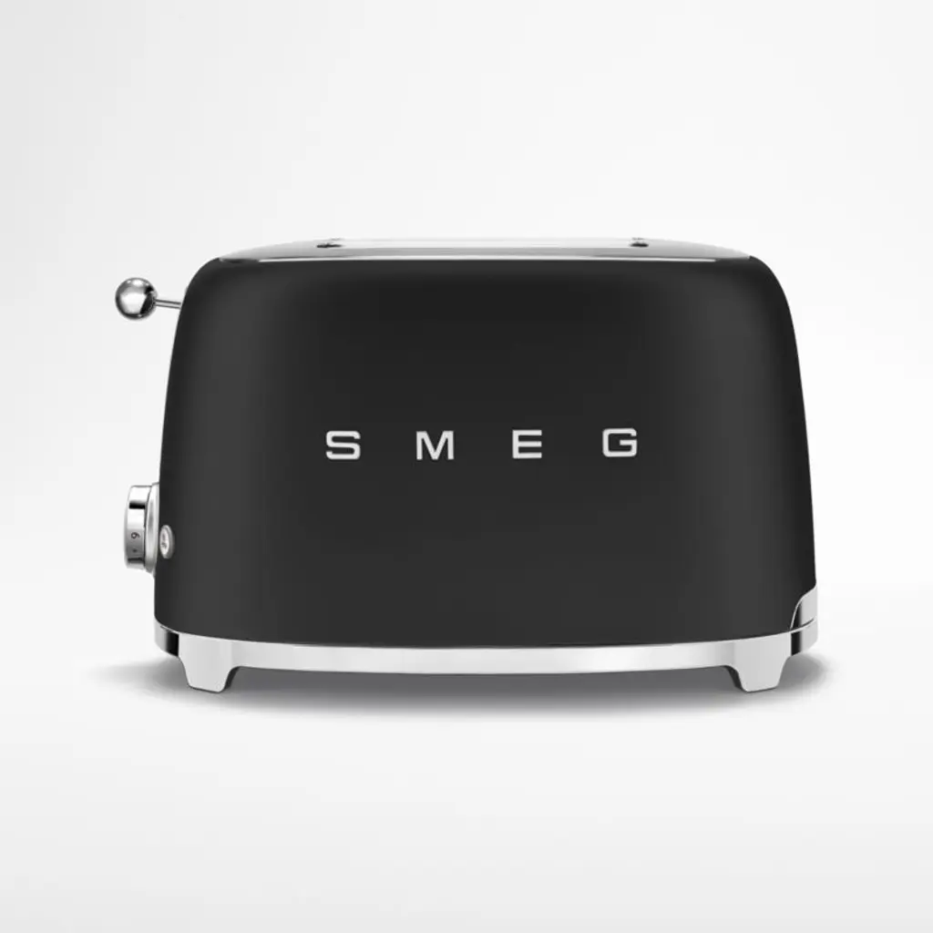 Smeg Black 2-Slice Retro Toaster