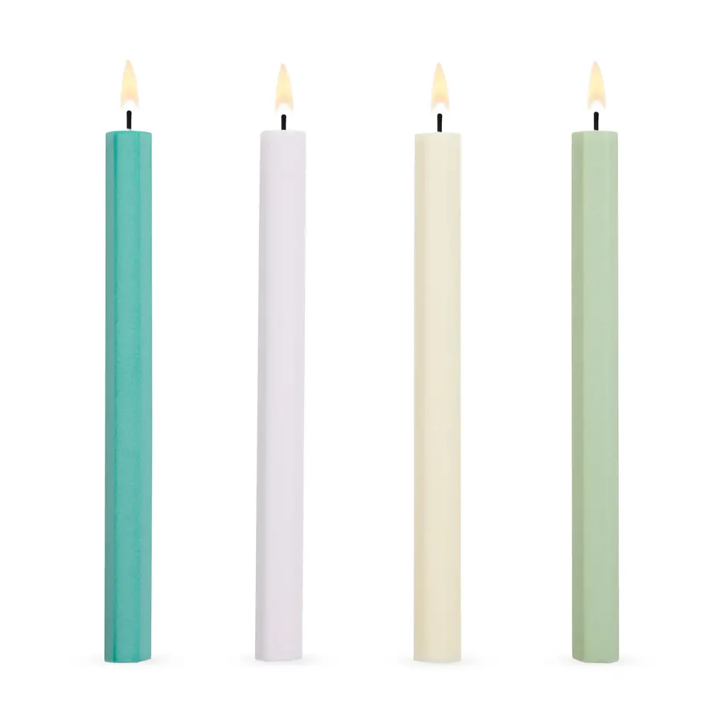 Hay Shape Candles - Set Of 4