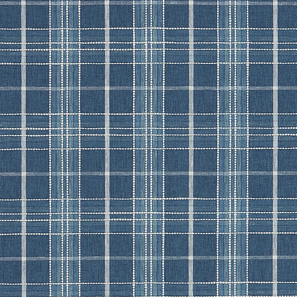 Barkley Plaid Blue Fabric By The Yard