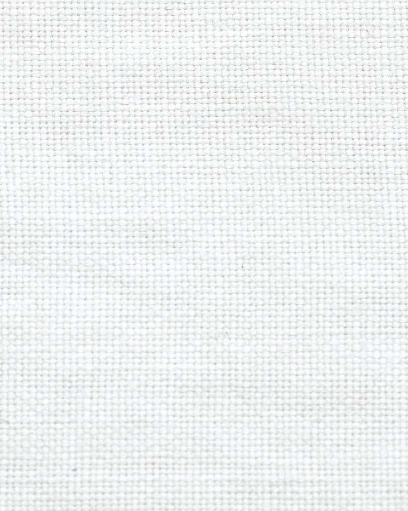 Belgian Linen Fabric Swatch - White