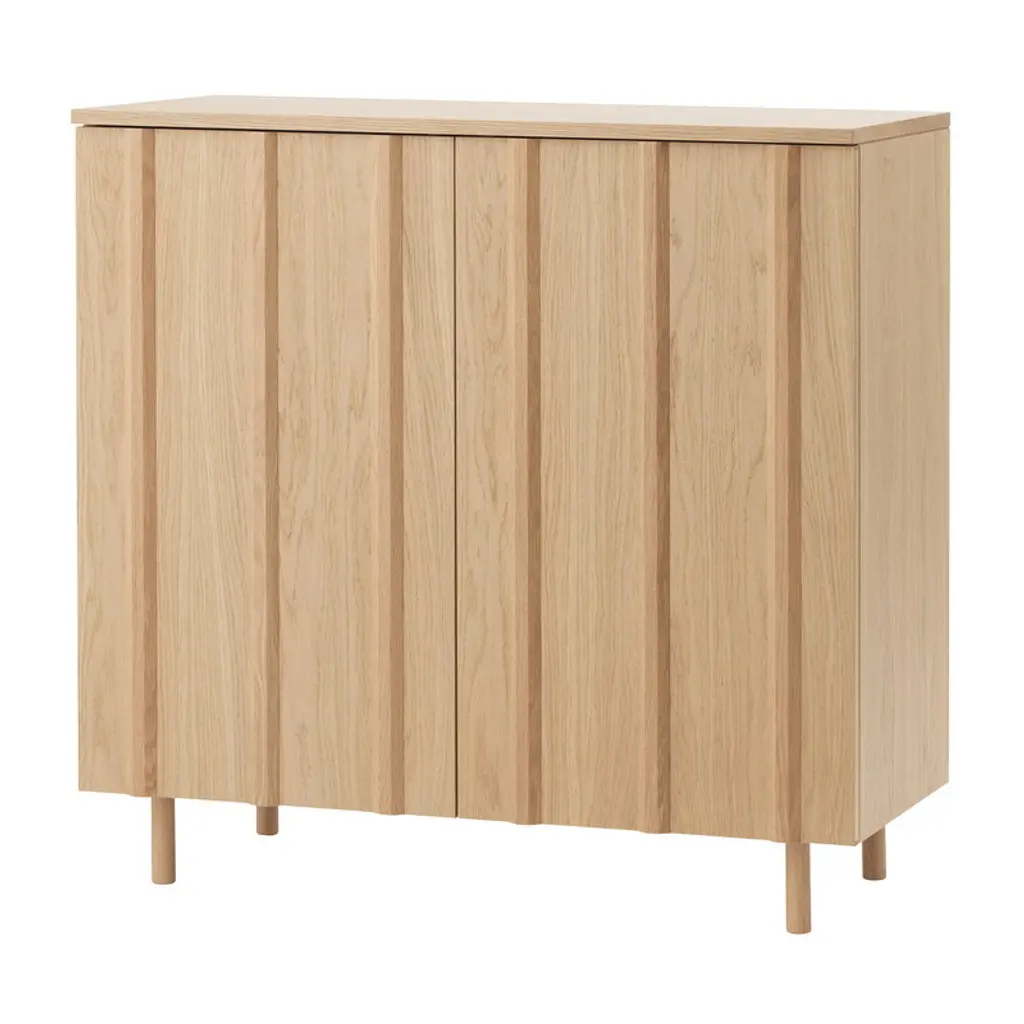Rib Cabinet, 98,5 Cm, Oak