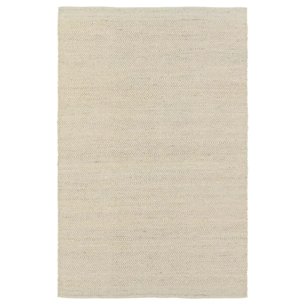 2'x3' Kate Lester & Esdras Handmade Solid Area Rug Beige/ivory - Jaipur Living: Vintage Jute Wool Flatweave For Living Room