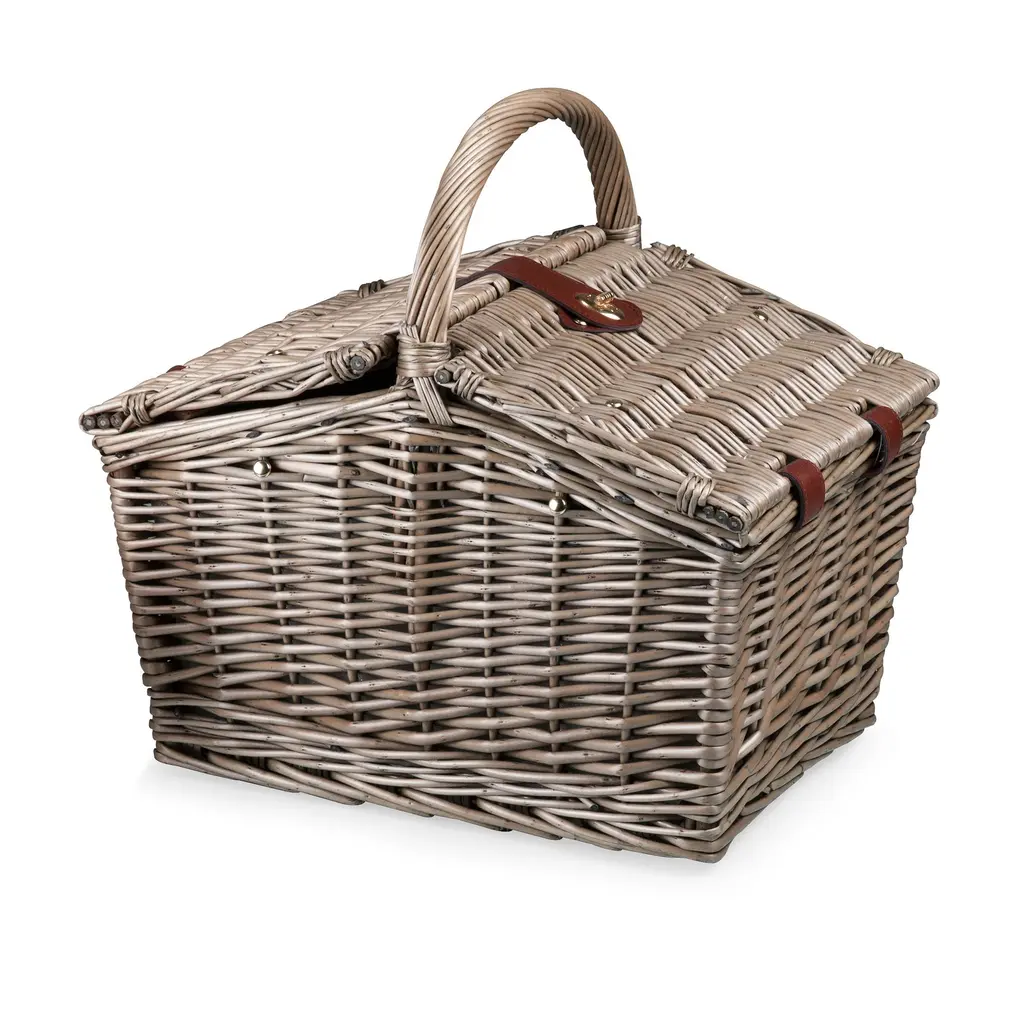 Picnic Time Anthology Collection Piccadilly Picnic Basket - Grey