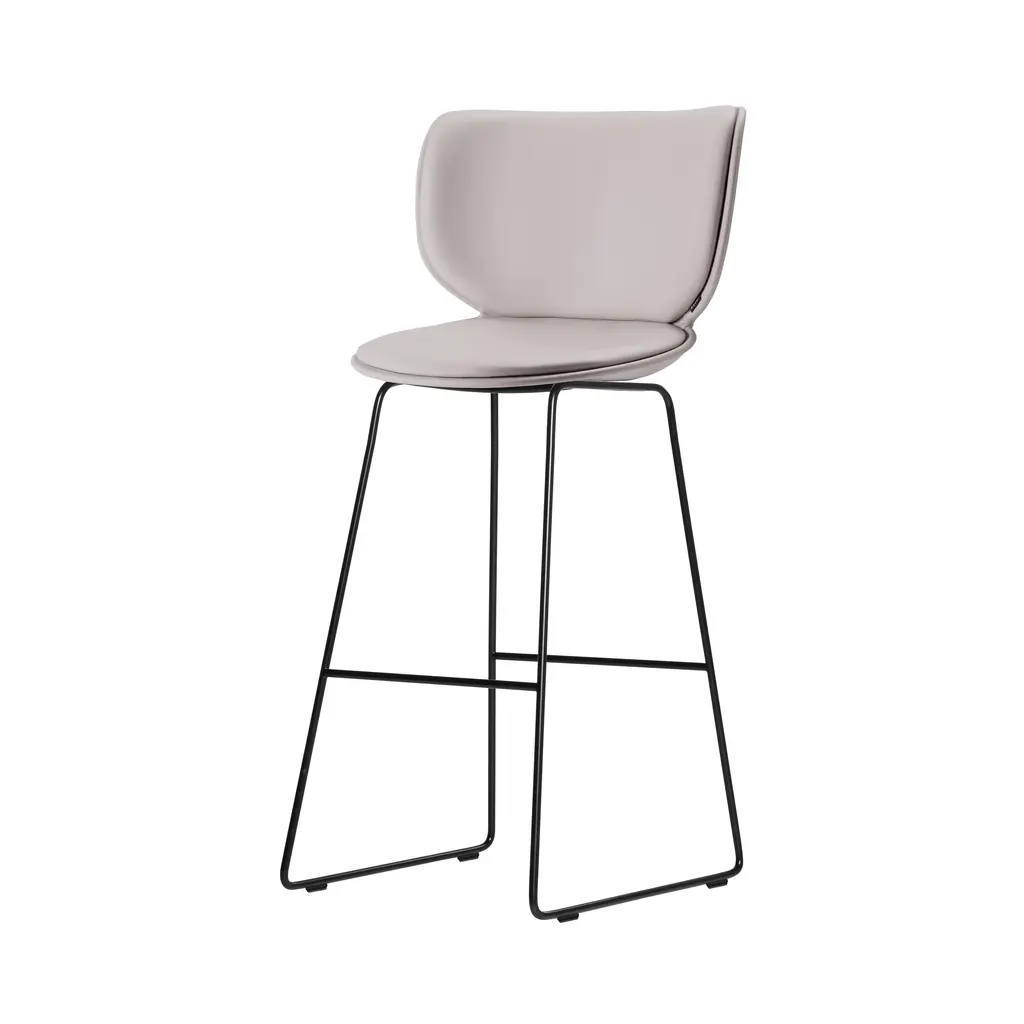 Hana Bar + Counter Stool: Upholstered