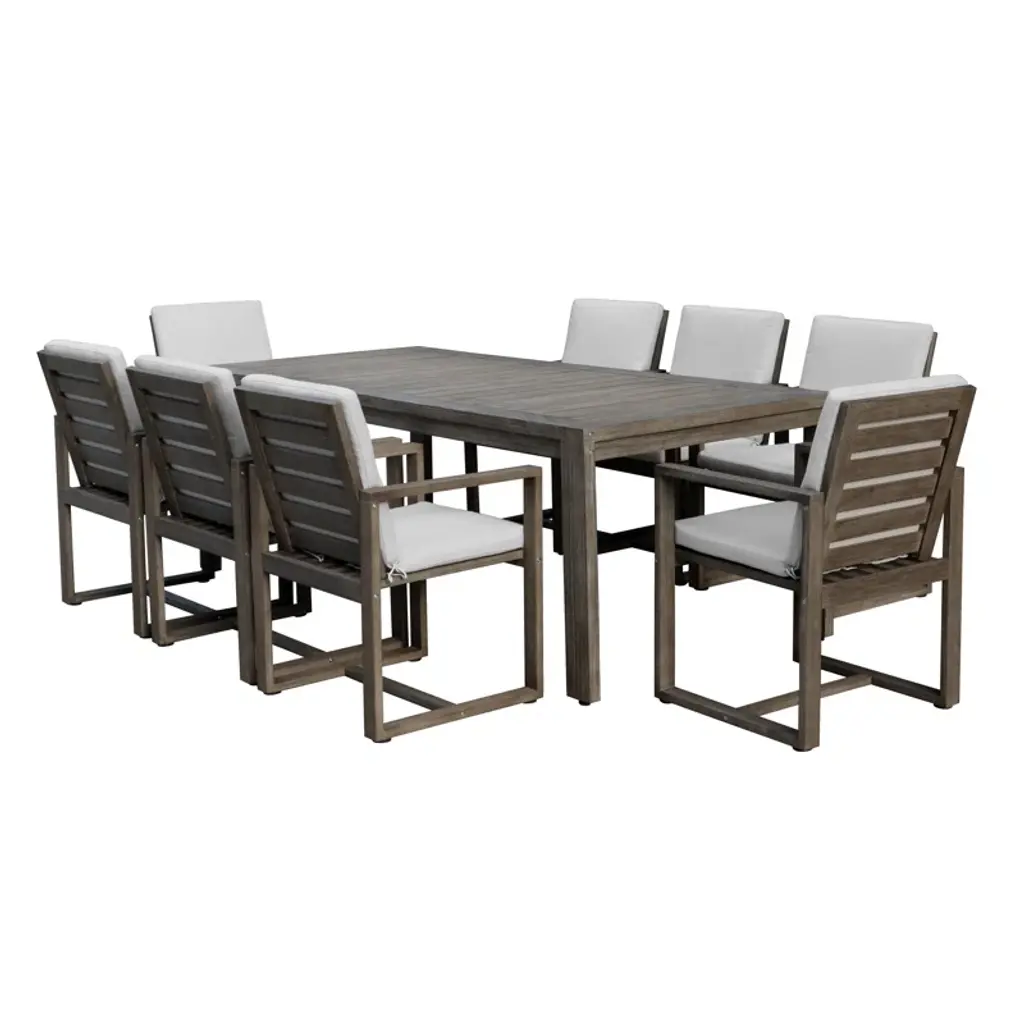 Joly 87'' Rectangular 8 - Person Outdoor Dining Set With Cushions