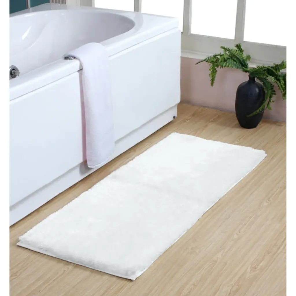 Chesapeake Ashburn Bath Runner - 21"x54" - White
