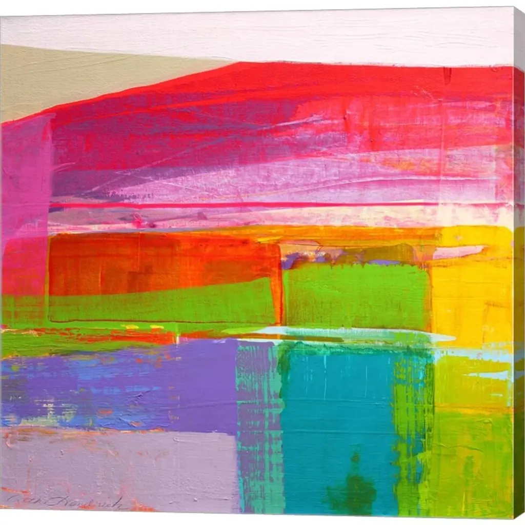 Cathe Hendrick 'Landscape Design No. 3' Canvas Art - 24 X 24