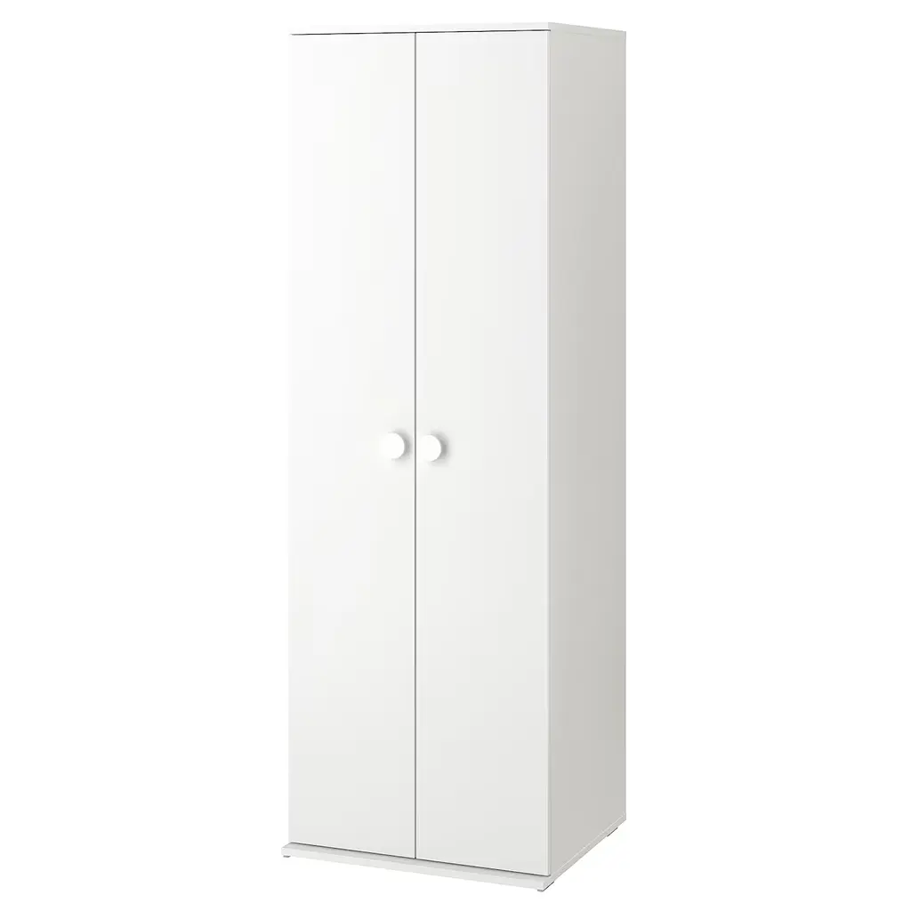 Godishus Wardrobe - White 23 5/8x21 1/4x70 1/8 "