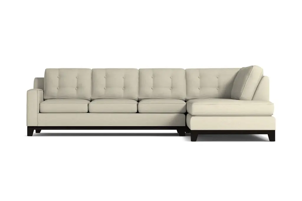 Brentwood 2Pc Sectional Sofa :: Leg Finish: Espresso / Configuration: Raf - Chaise On The Right