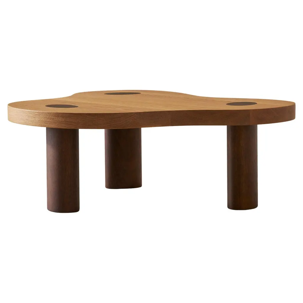 Oak Mini Cloud Table By Veermakers