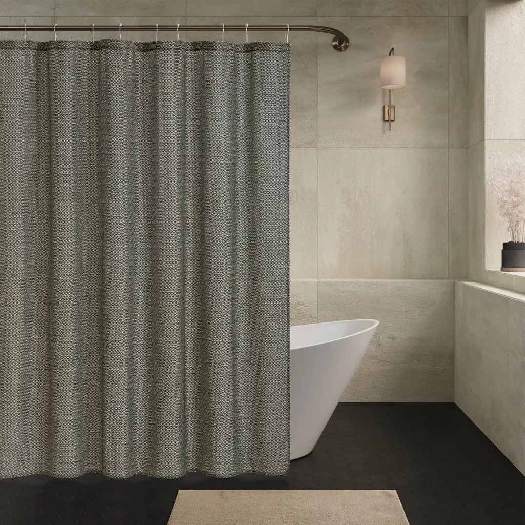 Ozark Shower Curtain - Black