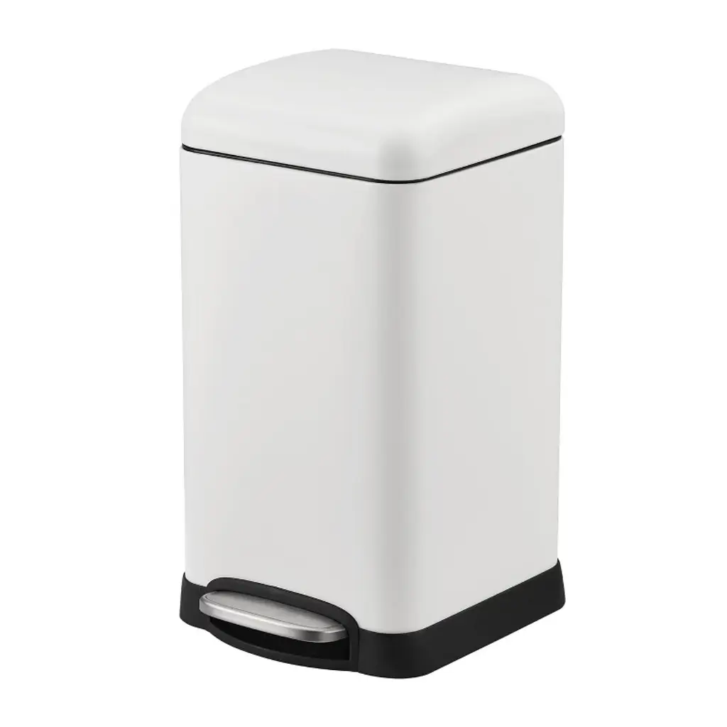 Slim Trash Can, 3.2 Gal/12l Stainless Steel Waste Bins