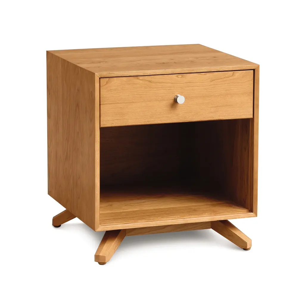 Astrid 1-drawer Enclosed Shelf Nightstand