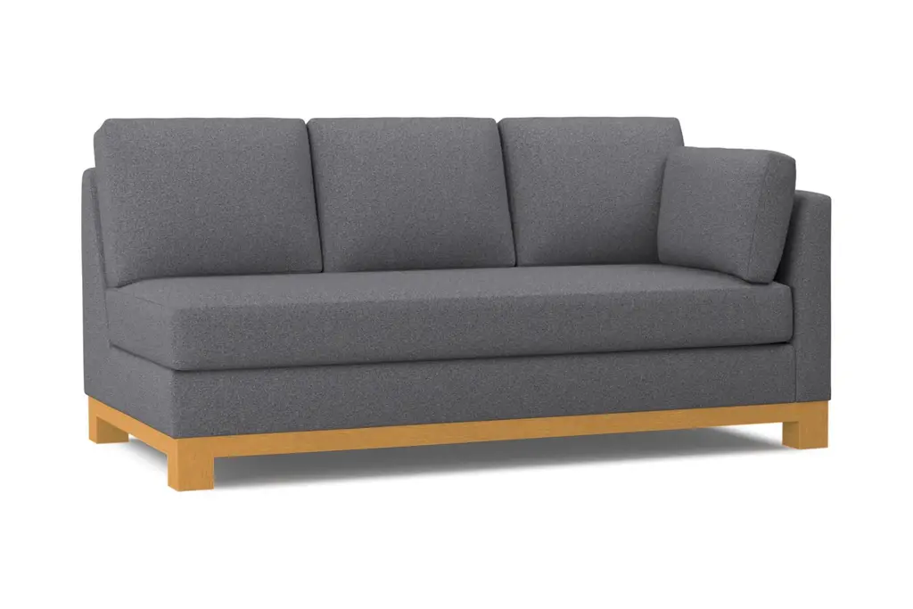 Avalon Right Arm Sofa :: Leg Finish: Natural / Configuration: Raf - Chaise On The Right