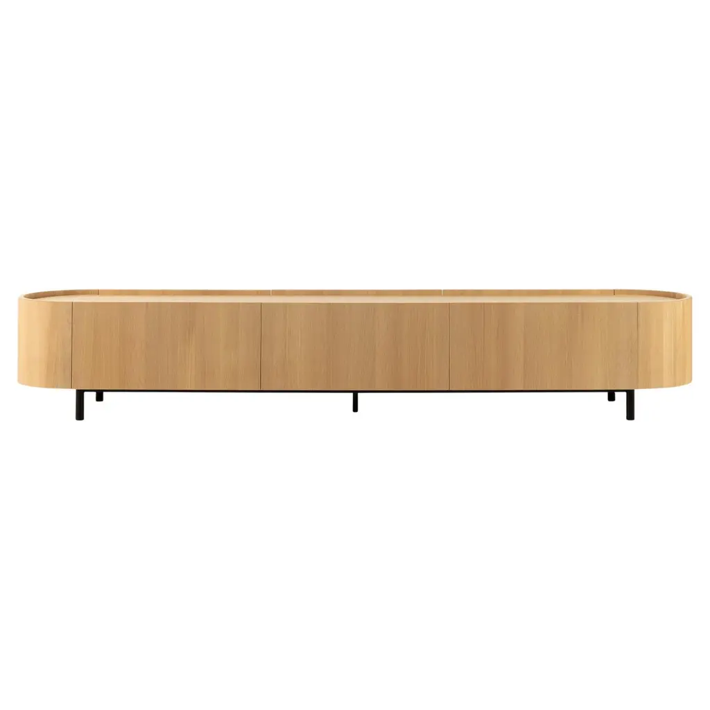 Kluskens Donna Tv Lowboard In Solid Oak