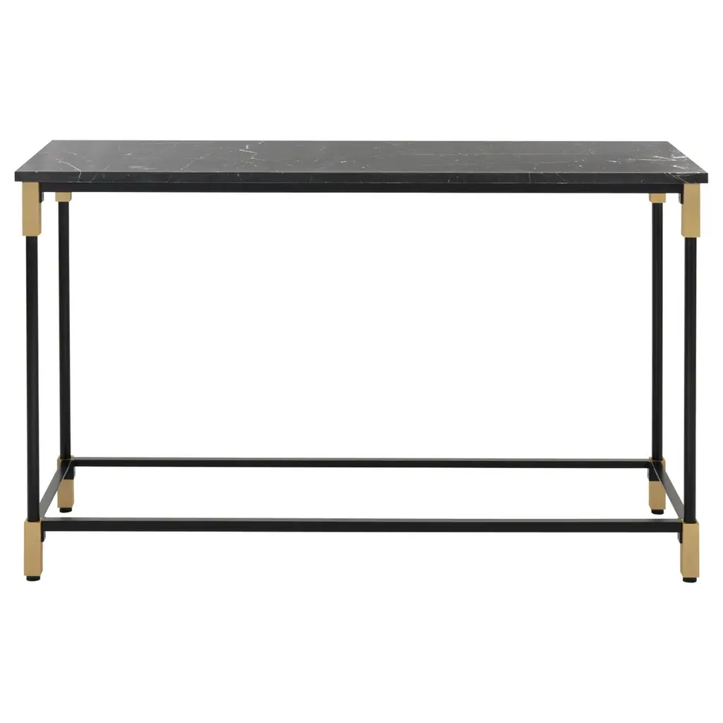 Arflex Match Console Table With Marquinia Marble Top By Bernhardt & Vella