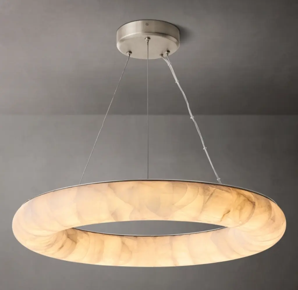 Rivage Lisse Round Chandelier 31"