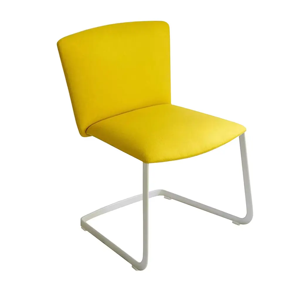 Vela Yellow Cantilever Chair By Lievore Altherr Molina