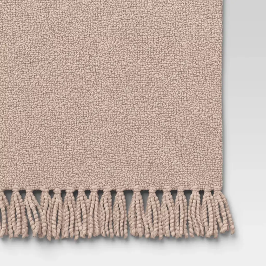 Tasseled Boucle Bed Throw - cheapest Threshold