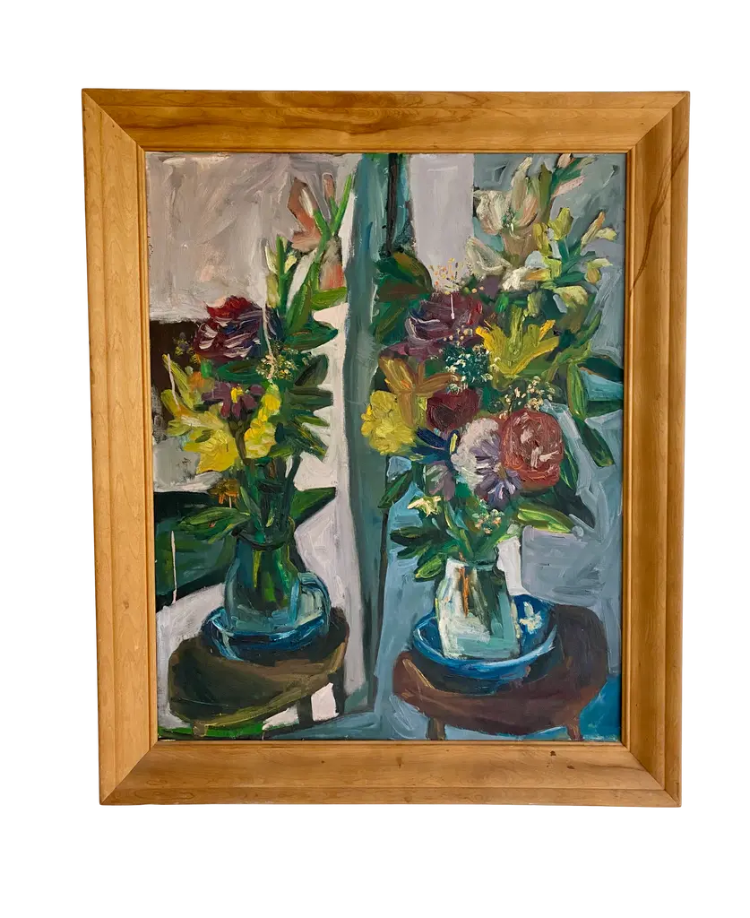 Mid-century Abstract Oil Painting