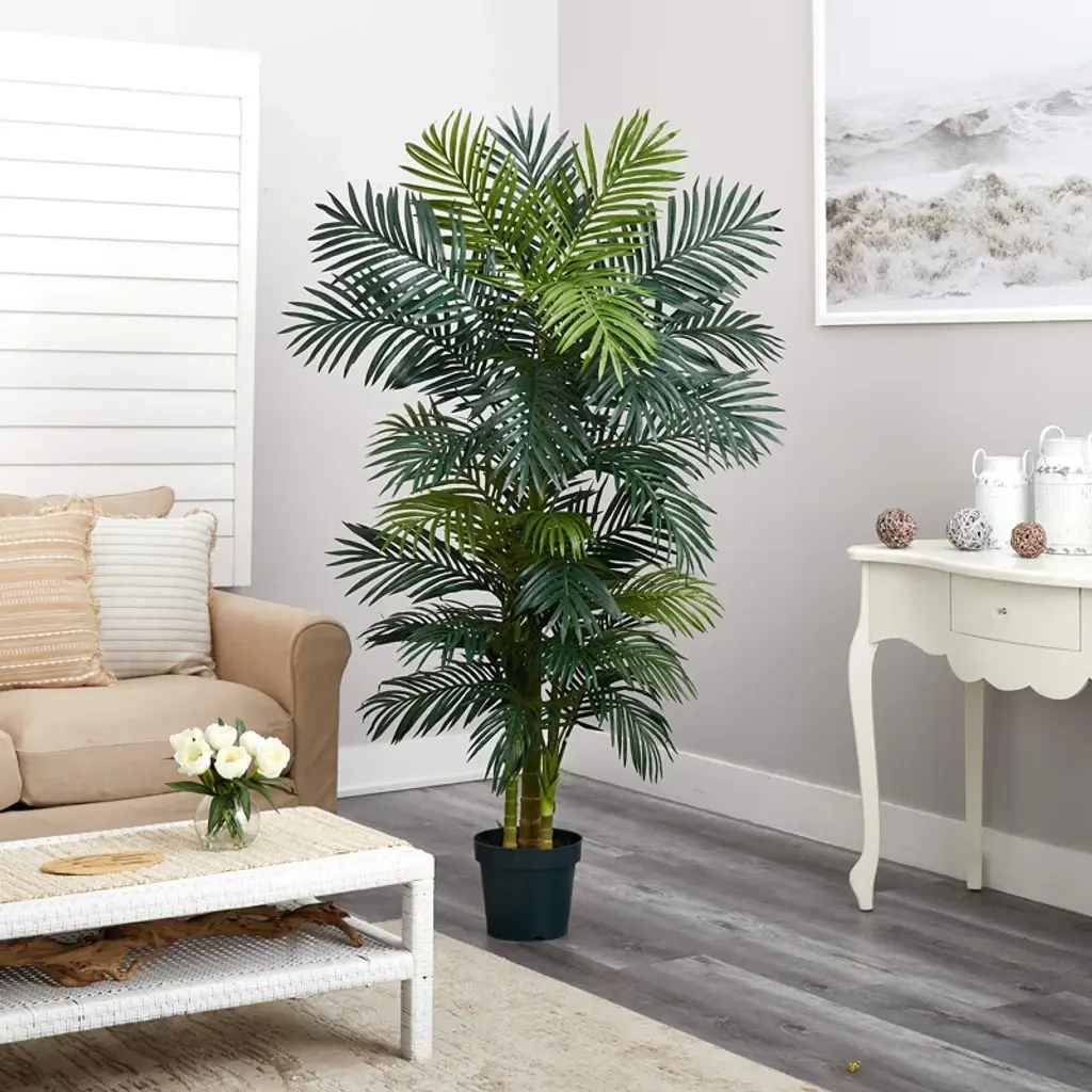 78'' Faux Palm Tree In Pot