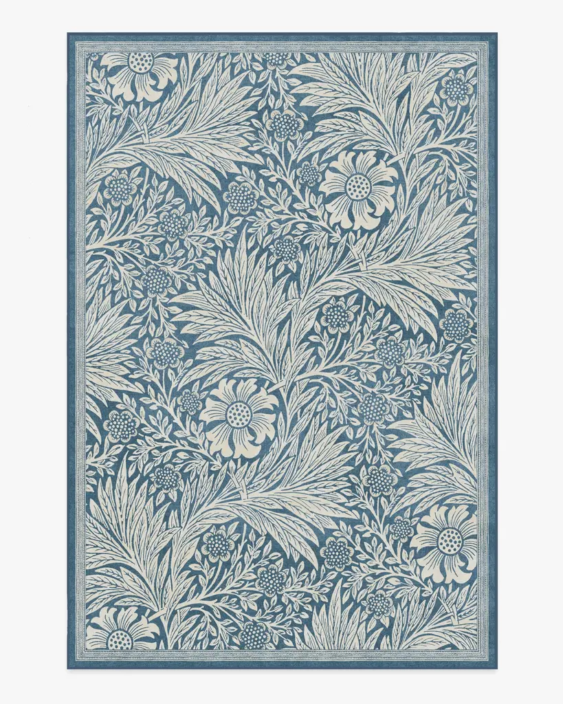 Morris & Co. Marigold Blue Rug