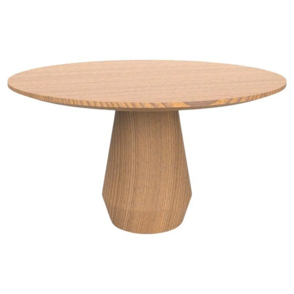 Contemporary Modern Charlotte Dining Table In Walnut By Collector