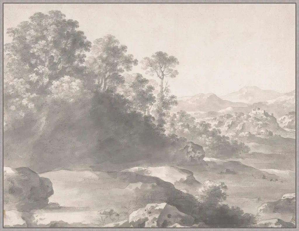 The Met, Ethereal Landscape, 53.25" X 41.25"