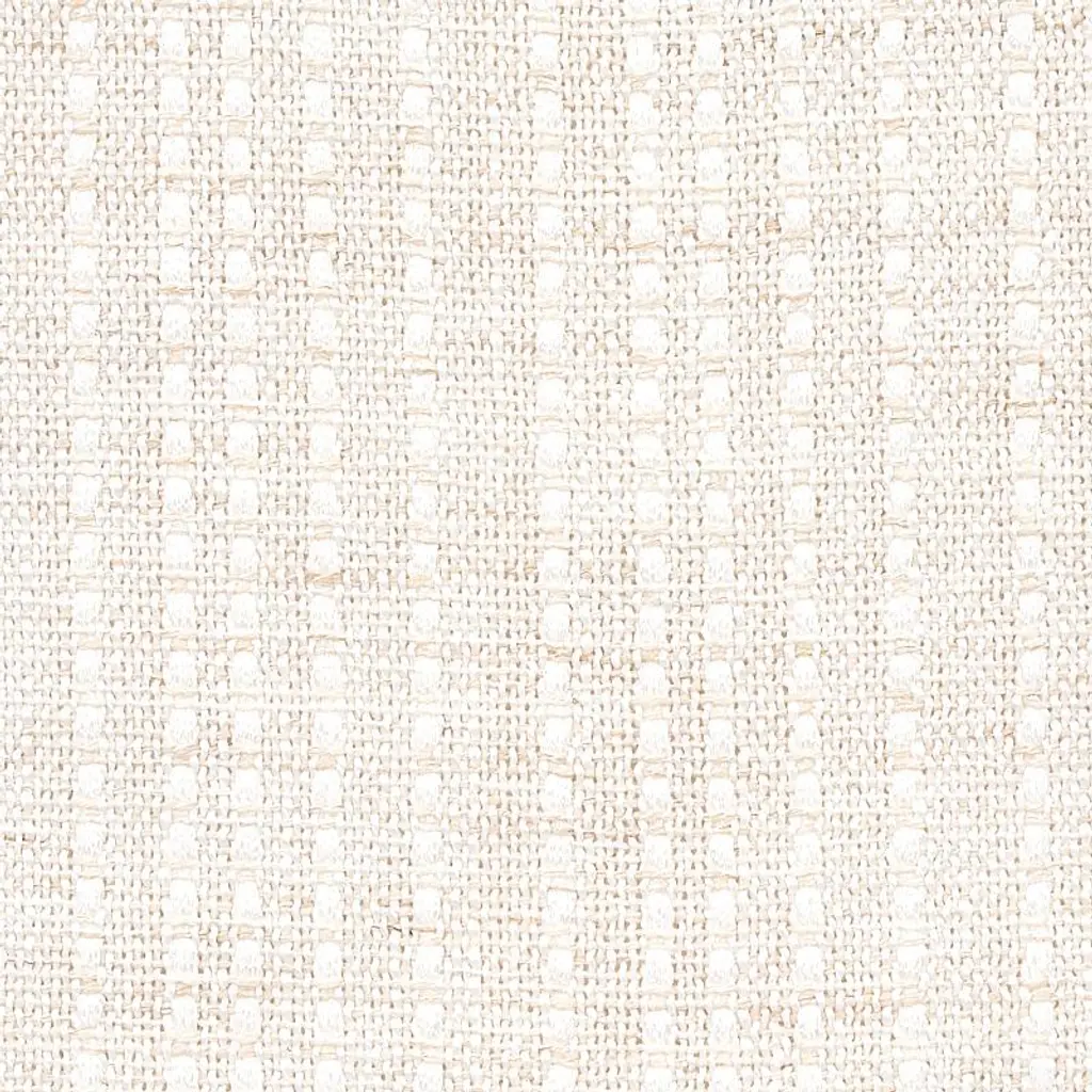 Schumacher Bohai Stripe Sheer Fabric In Ivory