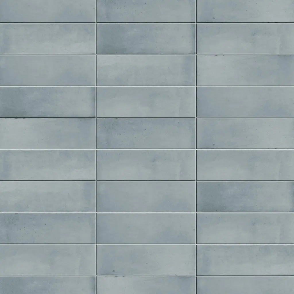 Merola Tile Coco Matte Blue Grass 2" X 5-7/8" Porcelain Floor And Wall Tile - Sample Swatch