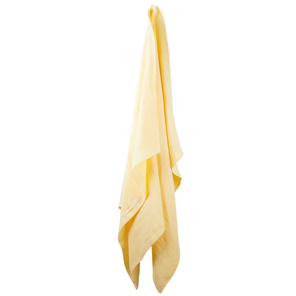 Light Towel Bath Sheet, Pale Yellow