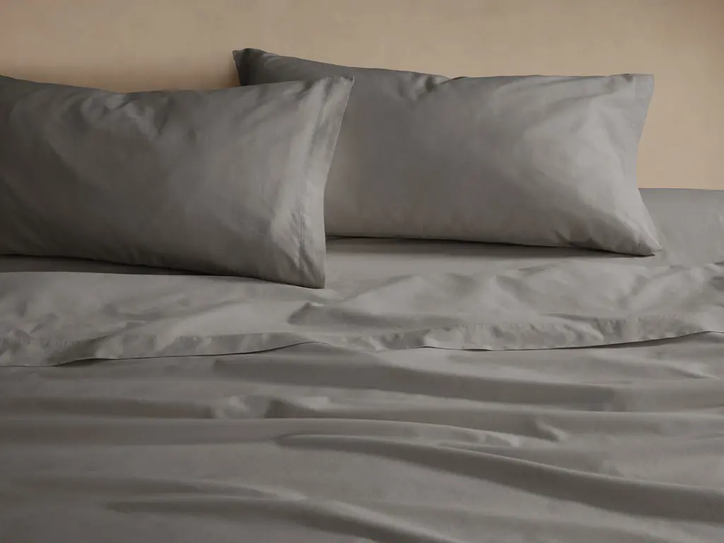 Italian Garment-dyed Sateen Sheet Set