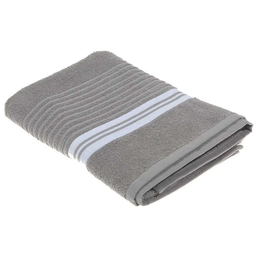Deluxe Bath Towel (27 X 50) (Light Gray) - Set Of 2 - Grey