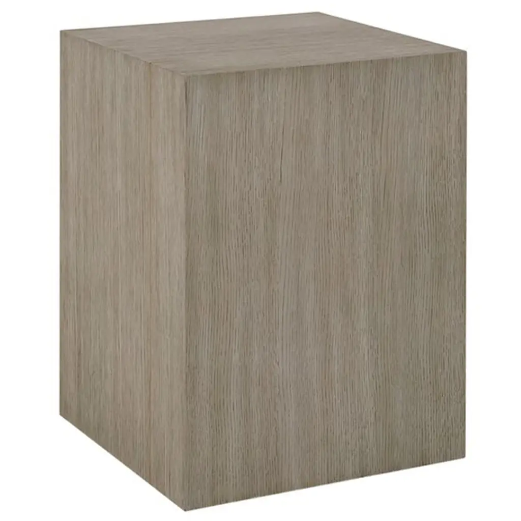 Emma End Table, Brushed Smoke